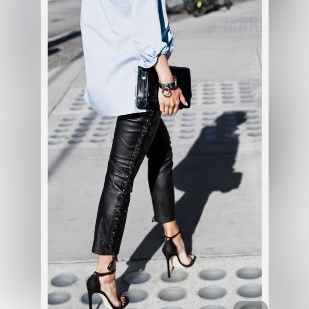ISABEL MARANT X H&M leather pants 10